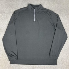 Peter Millar Pullover Mens XL Gray Crown Sport Performance Quarter Zip Golf