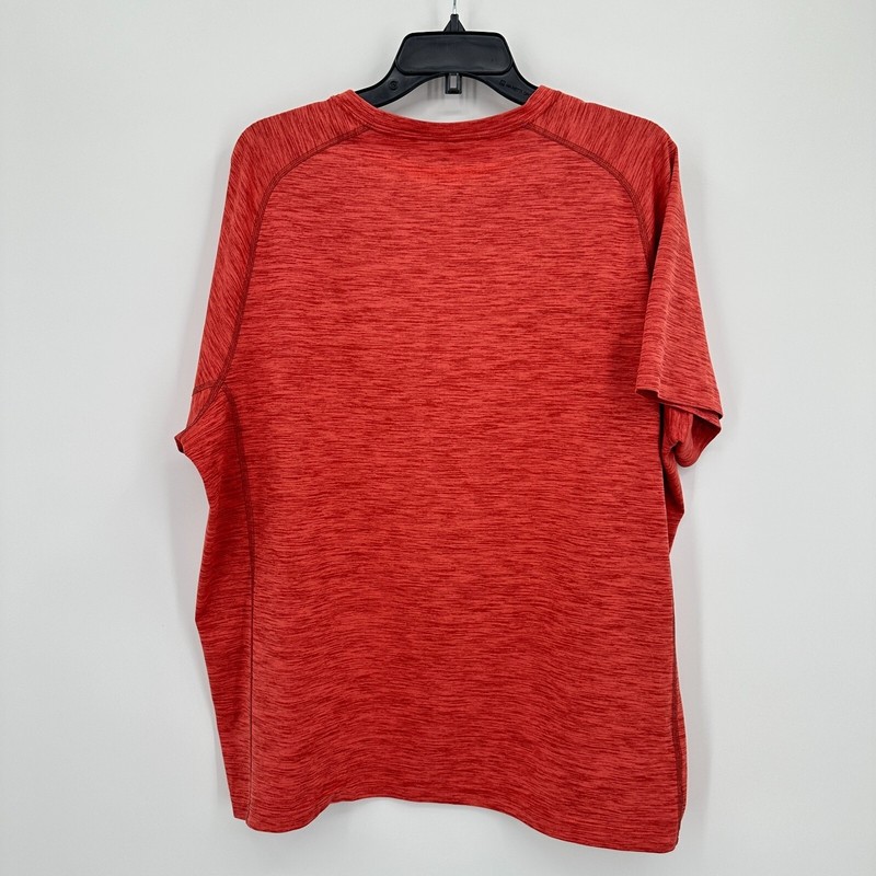 Eddie Bauer Activewear Shirt Mens XL Orange Heather FreeDry Running Training gallery