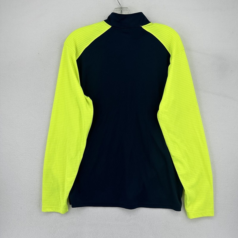 Badger Sport Men's Performance Running 1/4 Zip Pullover - Size M - Neon Blue gallery