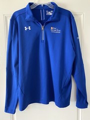 Under Armour Mens L Pullover PNC Father Son Challenge Quarter Zip Long Sleeve
