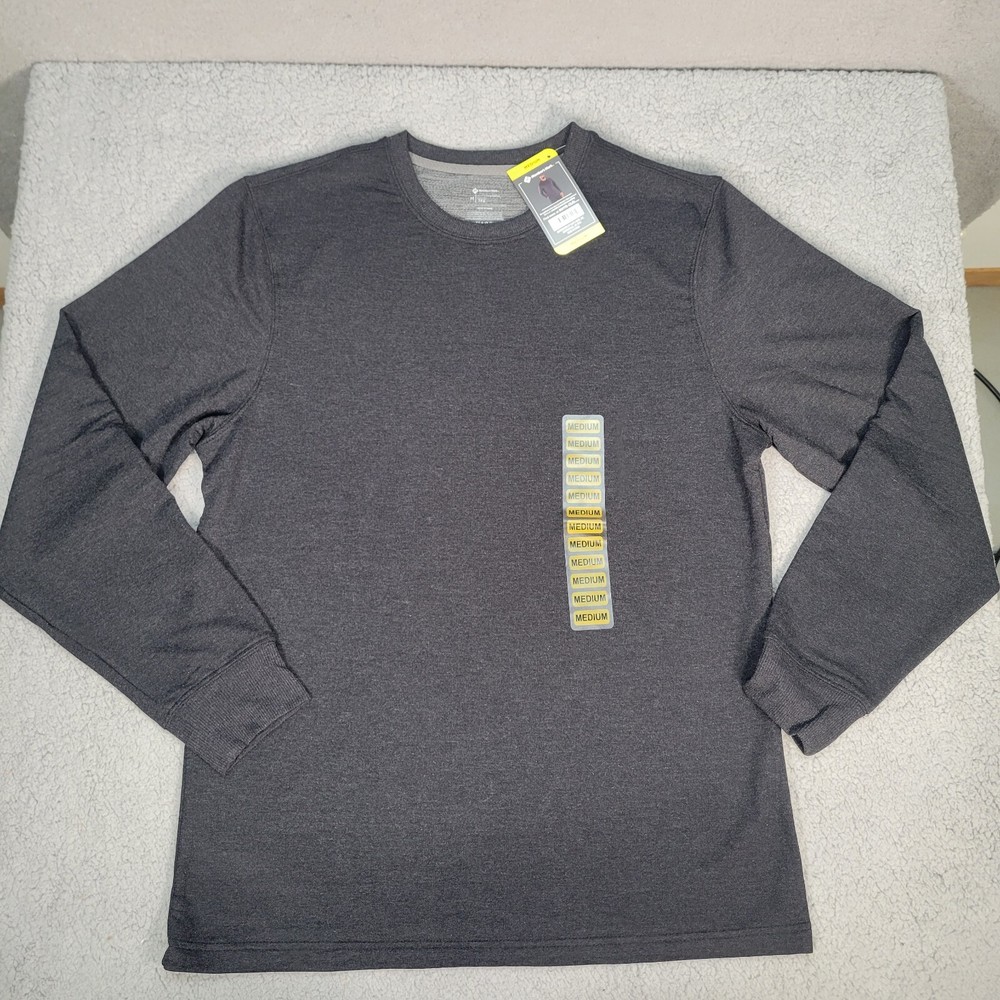 Members Mark Long Sleeve Lounge Tee Black Men’s Medium