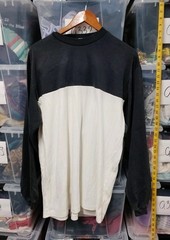 Vtg Saxon Athletic Distressed Color Blocked Baseball Shirt Size XL Cotton A48