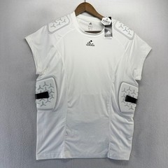 Adidas Alphaskin Top Shirt mens 2XL White Force Aeroready Padded Compression NEW