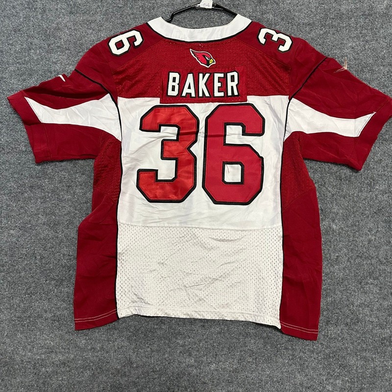 Nike Jersey Mens Size 40 Arizona Cardinals Budda Baker Red White Football Mesh gallery