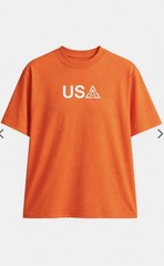 Nike ACG USA Olympics 2026 Milano Cortina Orange T Shirt Size large L IQ2718-819