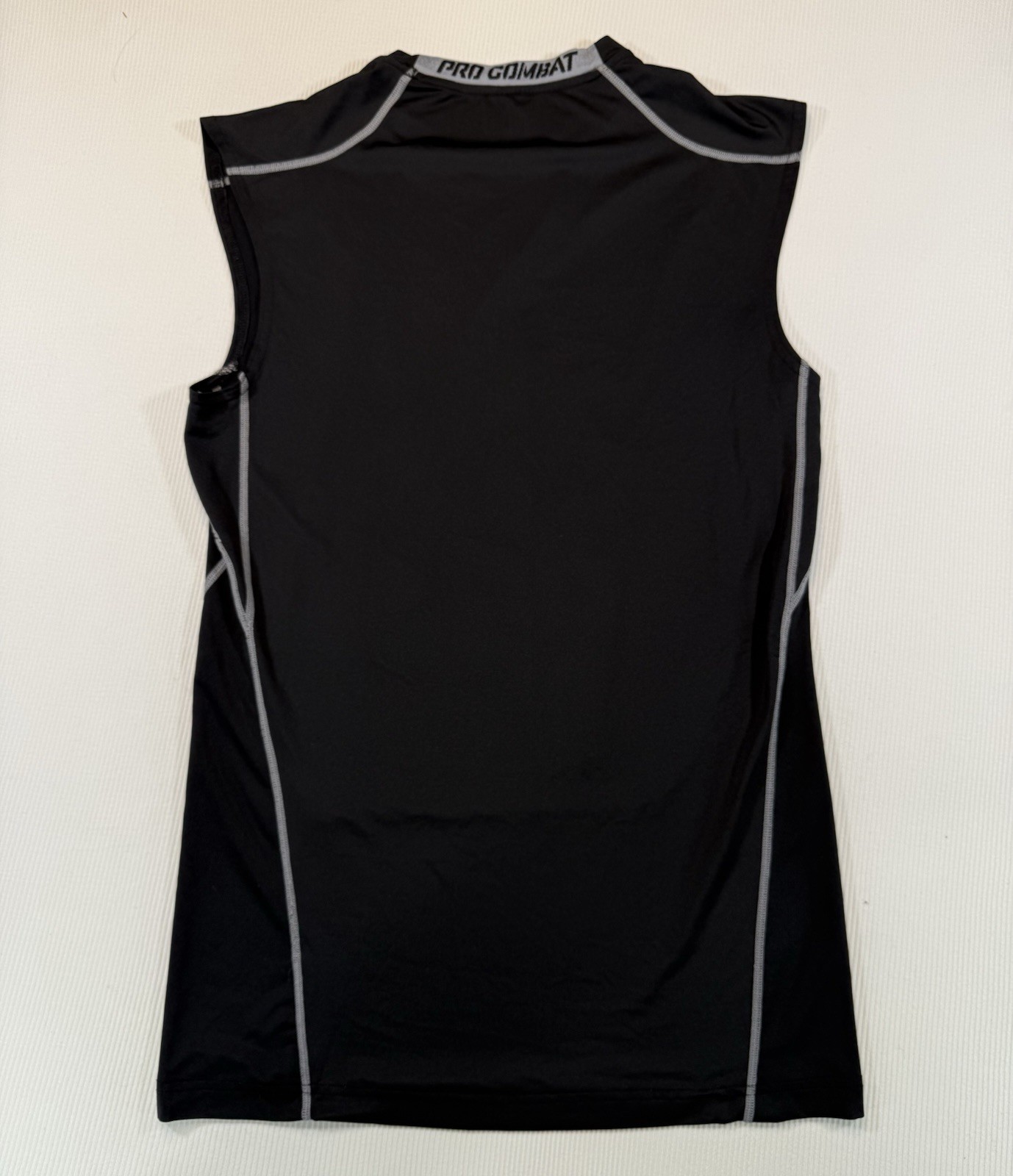 Nike Pro Combat Compression Sleeveless Shirt Mens XL Football Training Black gallery