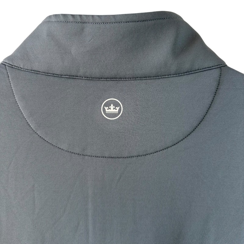 Peter Millar Gray Performance 1/4 Zip Golf Pullover Men's Size XL PNC Embroidery gallery
