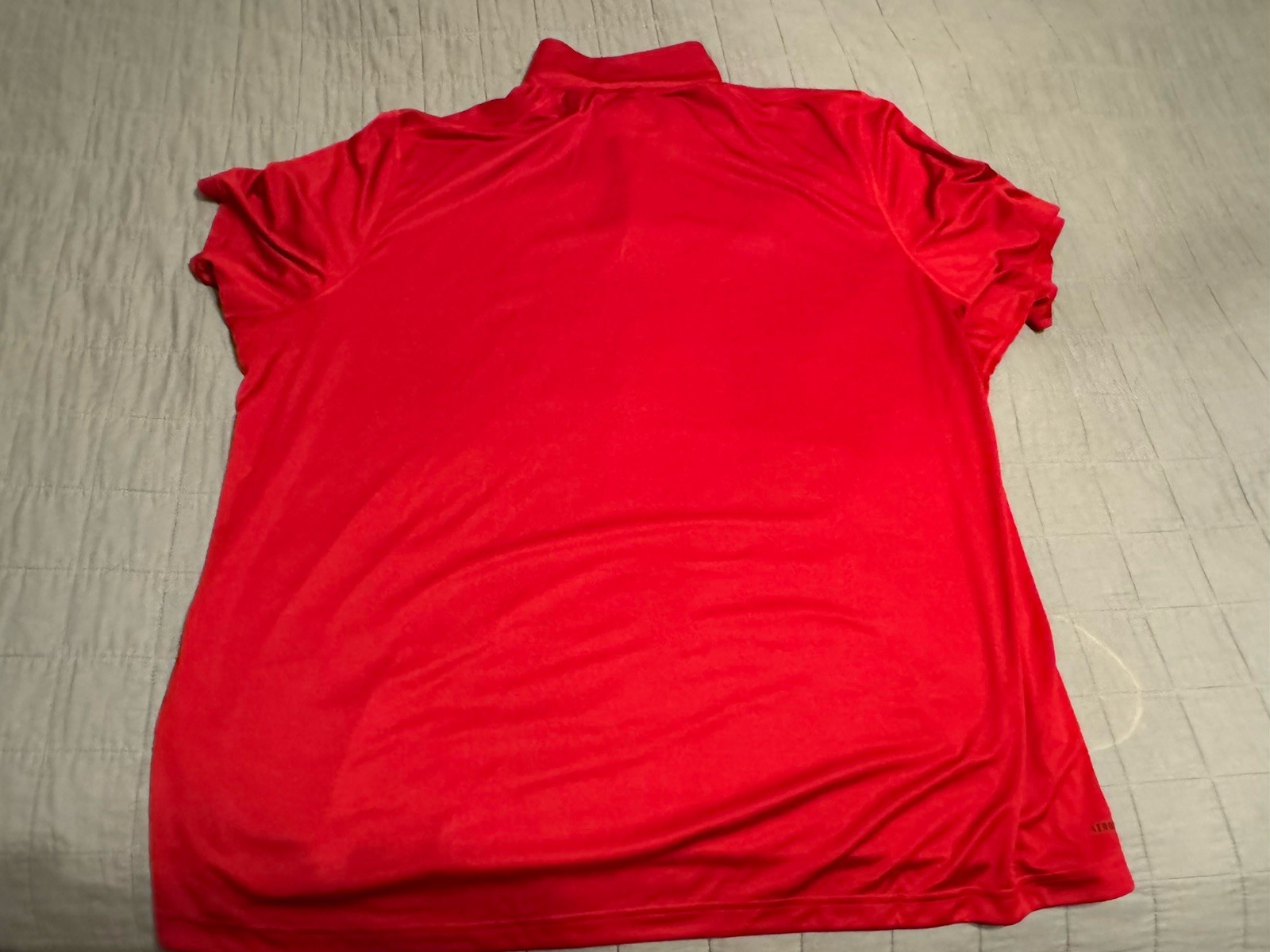 Men’s Adidas Aero ready Short Sleeve Red Colored Shirt 4xl gallery