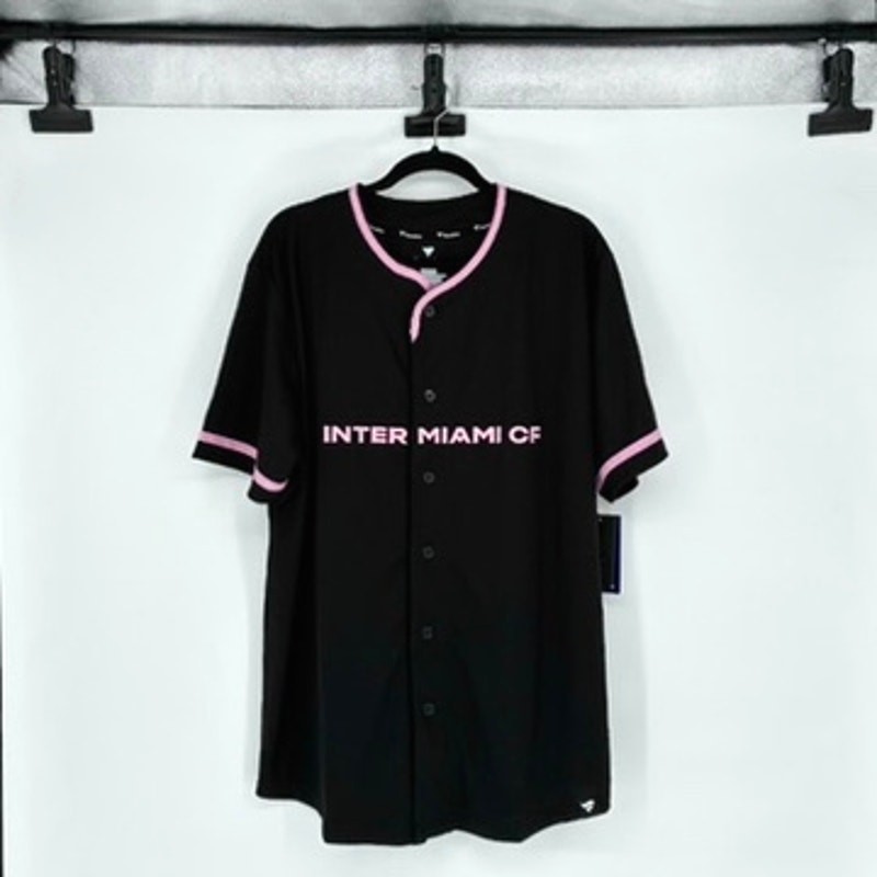 NWT Inter Miami CF Fanatics Ultimate Player Black Baseball Jersey - Size XL gallery