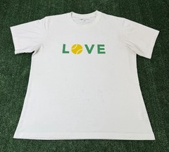 Uniqlo x Roger Federer UT Graphic Tee Shirt Peace For All Love White Size L