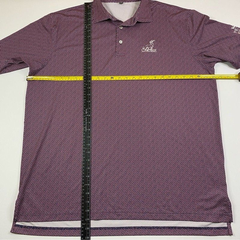 Peter Millar Summer Comfort Polo Shirt XL Reindeer Sanctuary AOP Performance gallery