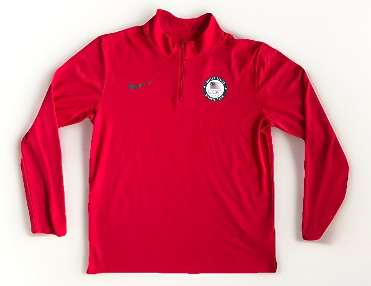 Nike Intensity 1/4 Zip Top Team USA Olympic Team Men's L Active Lightweight gallery