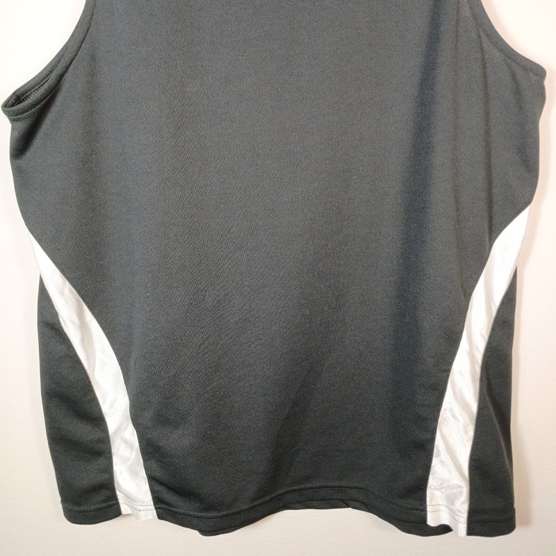 Nike Team Athletic Sleeveless Black T-shirt Jersey Mens XL Center Swoosh AC83 gallery