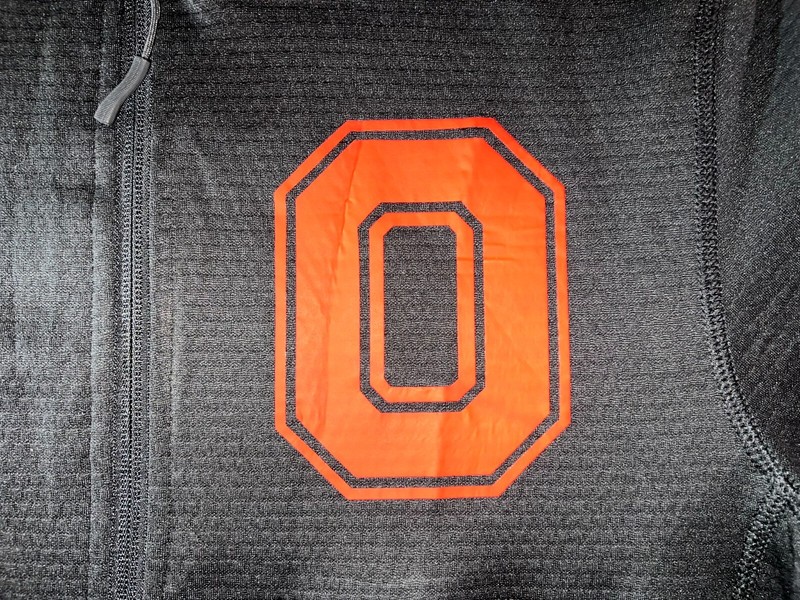 EUC Mens Athletic Work LS Full Zip Ohio State Pullover, Black, Size S (34-36) gallery