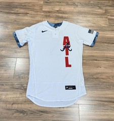 Nike Atlanta Braves Ozzie Albies AUTHENTIC 2021 MLB All-Star Jersey*Made in USA*