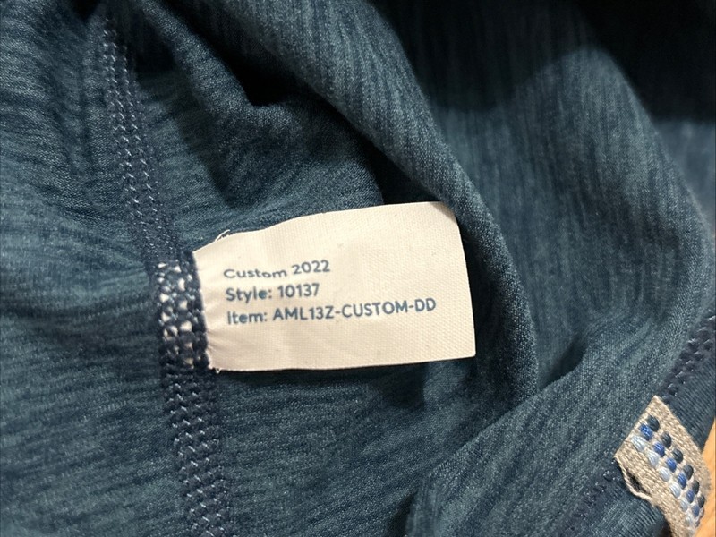 Marine Layer Mens M Weekend Sport 1/4 Zip Pullover 'Cloud ERP' Logo Employee NEW gallery