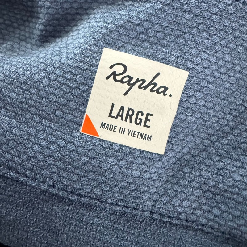 Rapha Trail 3/4 Jersey Shirt Top Mens Large Blue Cycling Lightweight TP-3975 gallery