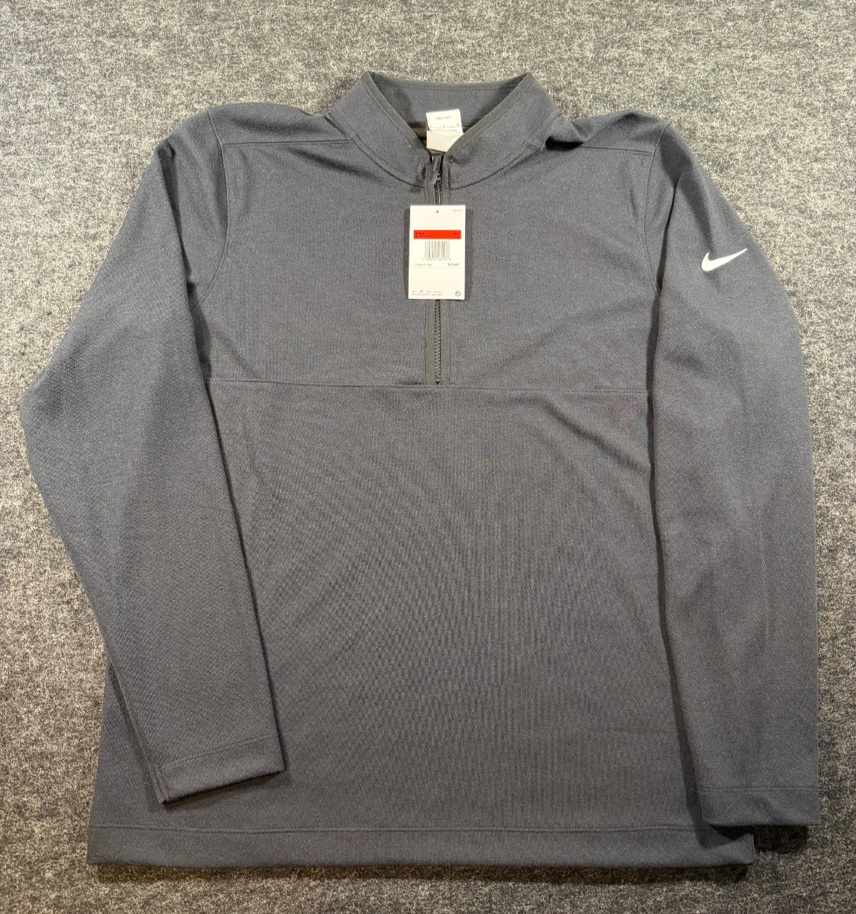 NWT Nike Victory 1/4 Zip Golf Pullover Mens L Black Dri-FIT Performance gallery