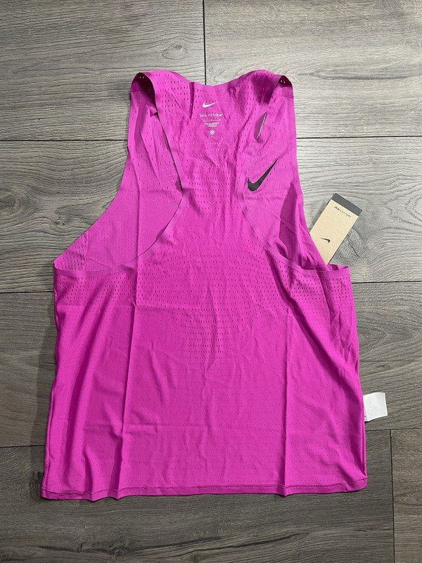 Nike Aeroswift Dri-Fit ADV Running Singlet Hot Fuchsia Men’s Size Large Slim New gallery