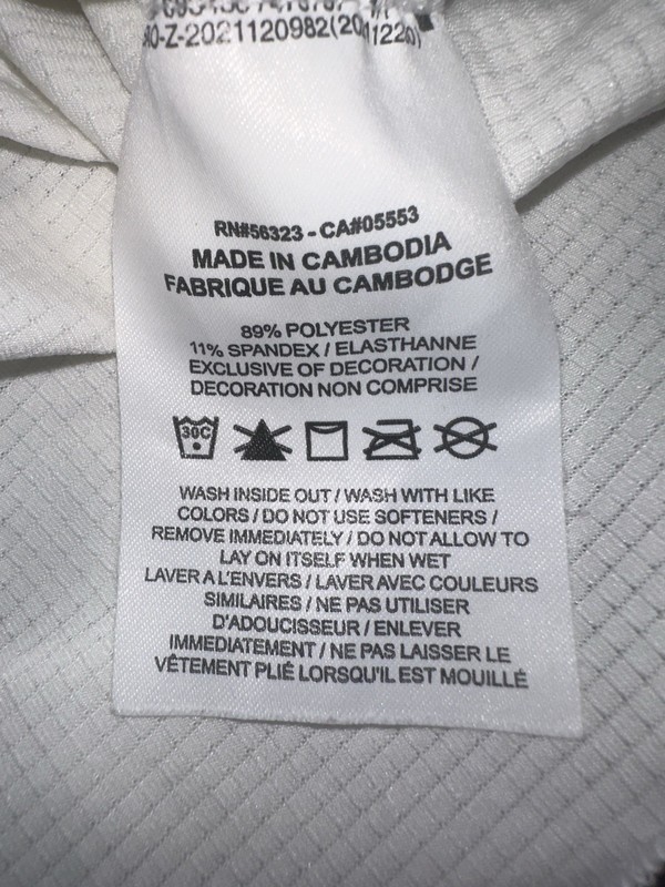 Nike Dri Fit Men's Big & Tall White Petrformance Tee Size 3XL gallery
