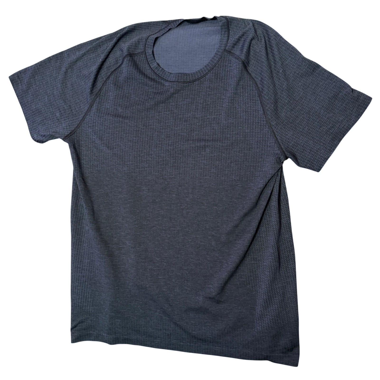 Lululemon Metal Vent Tech Short Sleeve Shirt Blue Mens L Training Tee Gym gallery