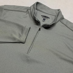 Pebble Beach Performance Quarter Zip Pullover Men’s Gray Long Sleeve XXL