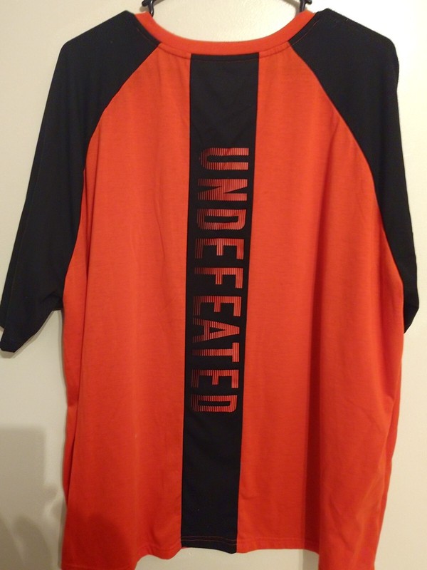 Pro Player Men's 2XL Orange & Black Undefeated Dry Athletic Short Sleeve Shirt gallery