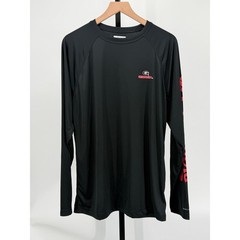 Columbia PFG UGA Georgia Bulldogs Shirt Mens M Long Sleeve Performance Black