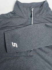Snap-On Tools 1/4 Zip GearThreads Performance Pullover Adult Size XL Gray