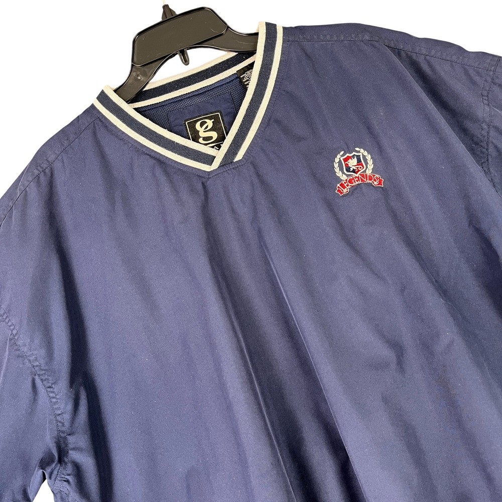 Legends Golf Resort Performance Windbreaker Pullover Mens XL Short Sleeve