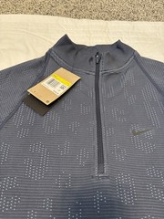 Nike Small Pinnacle Running Division 1/2 Zip Shirt Thunder Blue FZ1121-437