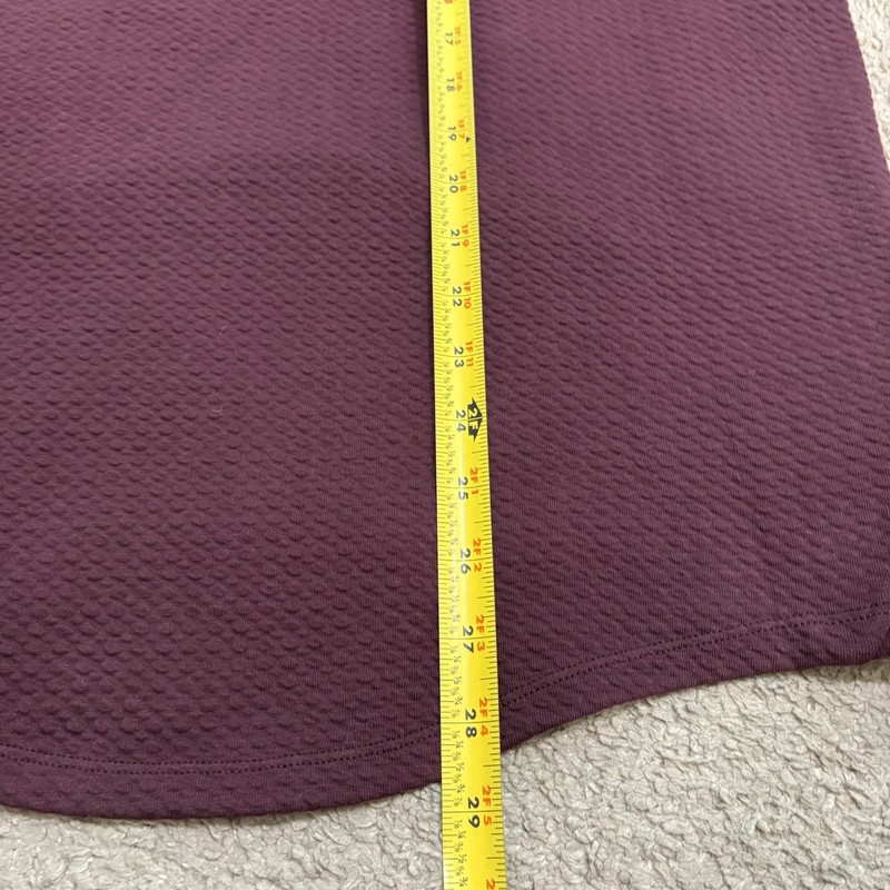Lululemon At Ease 1/2 Zip Pullover Men’s Medium Maroon Textured Knit NEW gallery