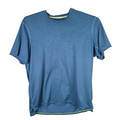 Mens Champion C9 Blue Running Active T Shirt Short Sleeve Polyester Stretch XL