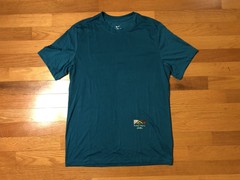 New M Nike Trail Hiking Mountain Running Aqua Dri Fit Shirt Mens ACG DV2705-367