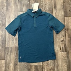 Icebreaker Hike 150 Merino Wool Top Shirt Men’s Size S Green Glory