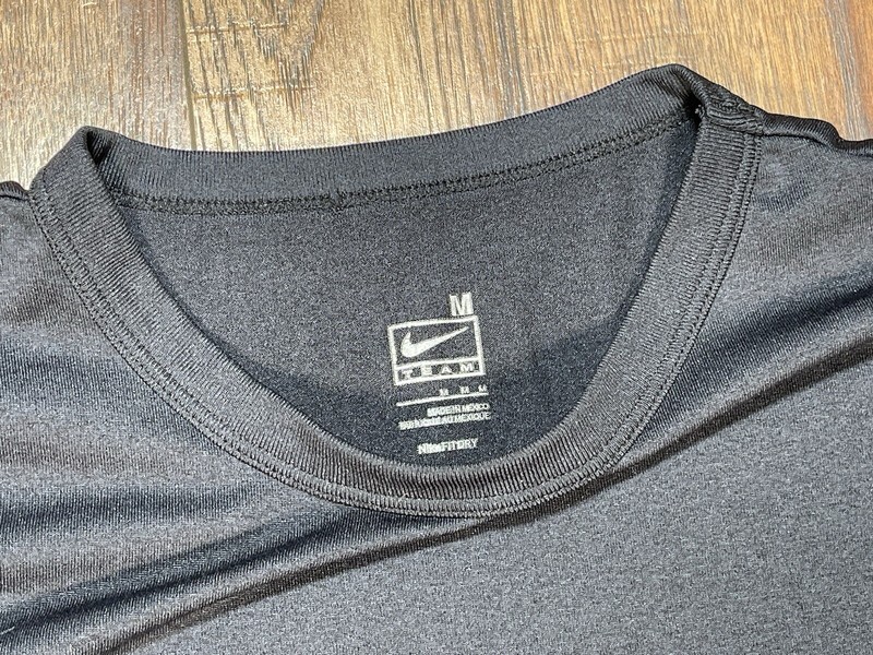 Team Nike NikeFit Men’s Athletic T Shirt Black Size Medium FitDry gallery