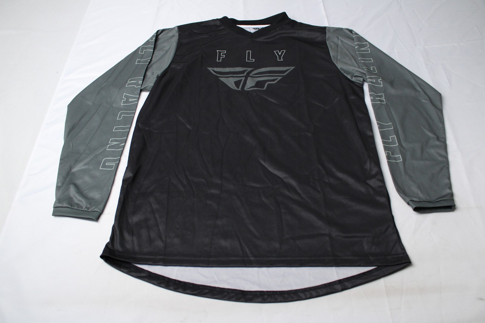 Fly Racing Men's F16 Long-Sleeve Racing Jersey JL3 Black/Grey Large NWT gallery
