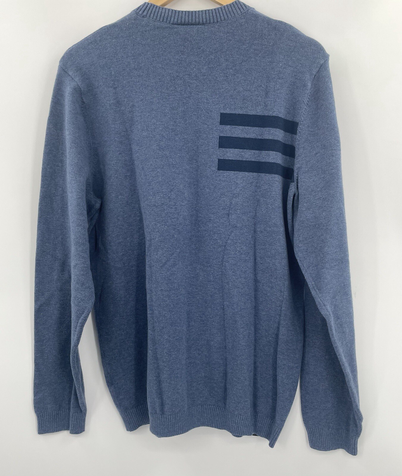 Adidas Men’s Medium Climate Proof Crew Neck Long Sleeve Pullover Sweater gallery