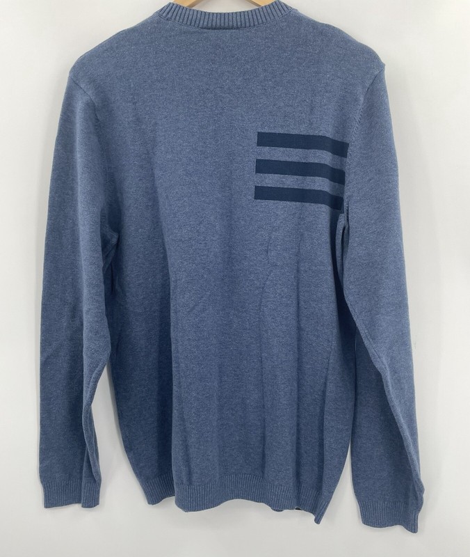 Adidas Men’s Medium Climate Proof Crew Neck Long Sleeve Pullover Sweater gallery