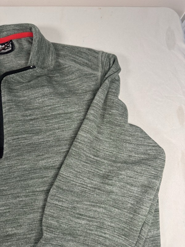 Avalanche Outdoor Quarter Zip Pullover Mens M Green Performance gallery