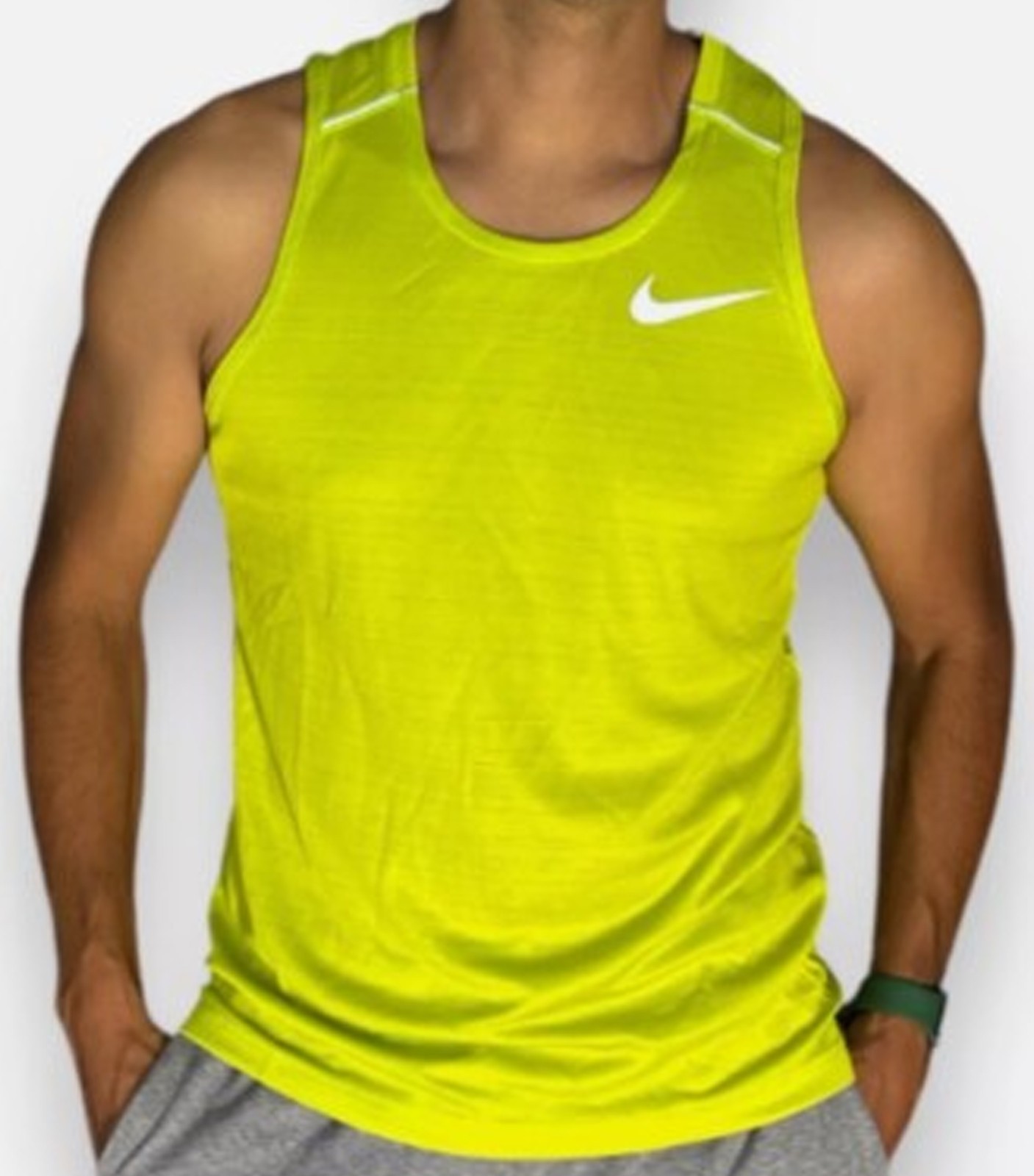 NIKE Dri-FIT Dry Miler Running Tank Top - AJ7562-308 - MEN 2XL gallery