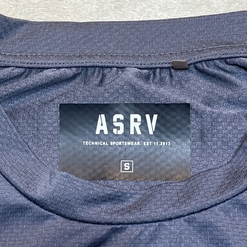 ASRV Silver-Lite Training T Shirt Performance Stretch DSG-0146 Gray Men’s Small gallery