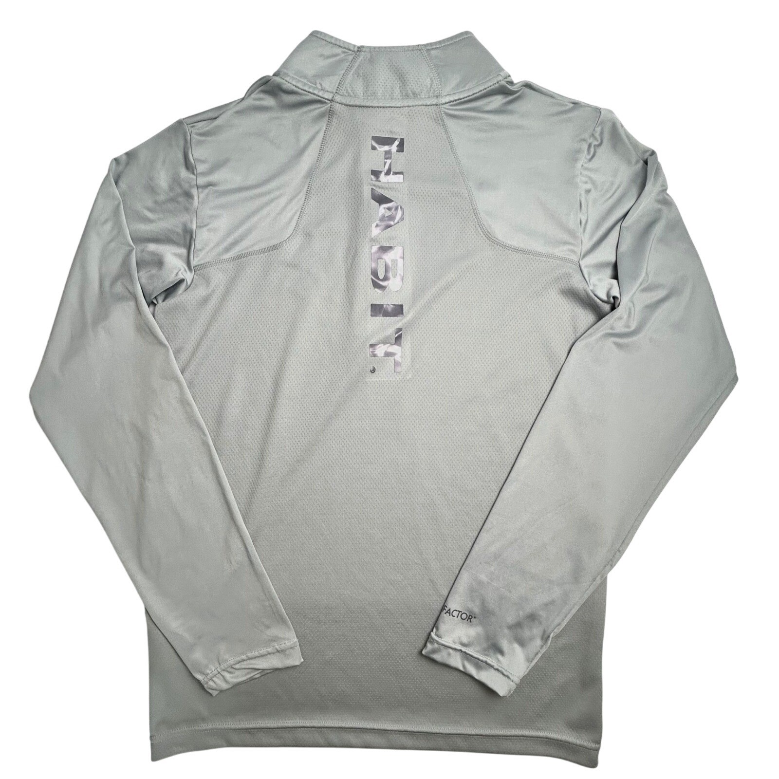 Habit Solar Factor 1/4 Zip Pullover Sun Protection Activewear Shirt Men's Small gallery