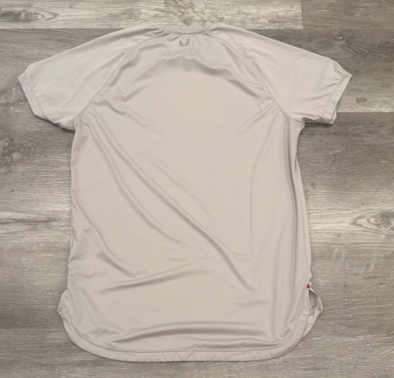 ASRV AeroSilver Established Tee DSG-0660 Tech Curved Hem Stone Gym Train Mens M gallery