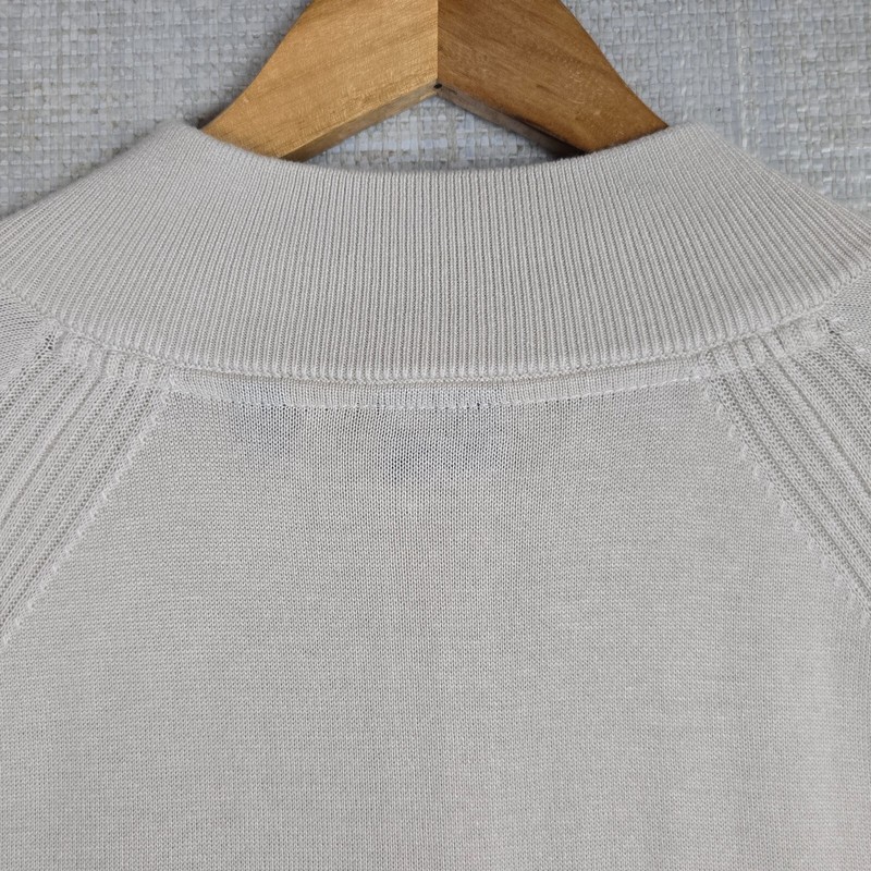 FOOTJOY x WYNSTONE Mens 1/2 Zip Wool Blend Sweater Size XL Pullover Ivory Golf gallery
