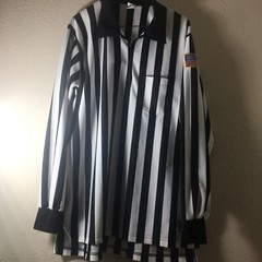 Long Sleeve Cliff Keen Sports Athletics Referee Official Shirt Sz XXL With Flag