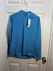 Men’s Medium Adidas Alphaskin Blue Long Sleeve Training Shirt