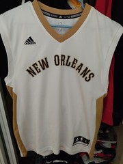 NBA New orleans pelicans zion blank adidas 2015 basketball jersey small