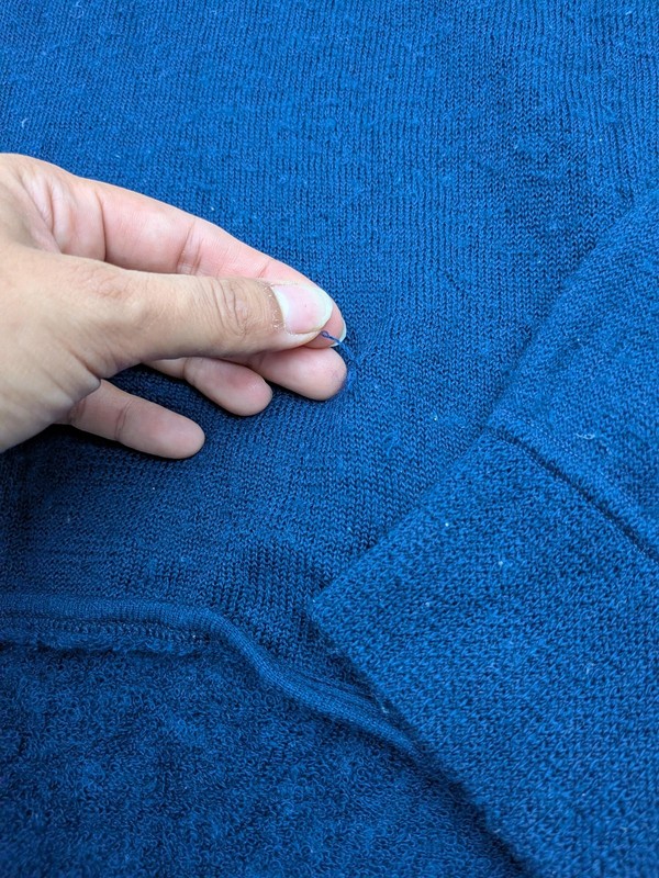 Woolpower Pullover Womens Large Blue Wool Blend 1/4 Zip Thermal Base Layer gallery