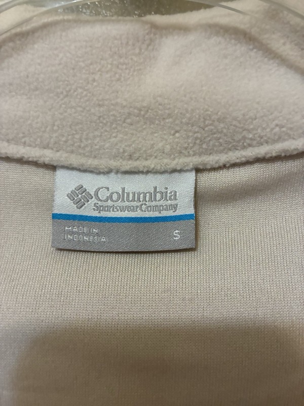 Men's Columbia Pine Ridge Half Zip Bone Top Sz. S gallery